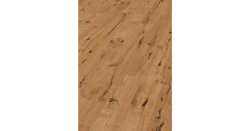 XXL-Klick-Parkett Landhausdiele Eiche gebürstet rustikal natur geölt