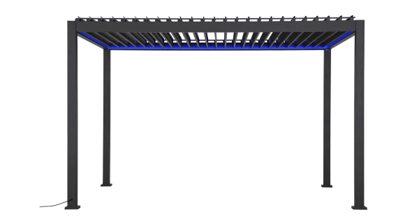 Pergola Deluxe 111 Smart 300 x 400 cm anthrazit Aluminium