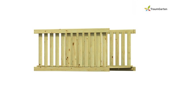 Traumgarten Winnetoo Holzbrücke 180 cm