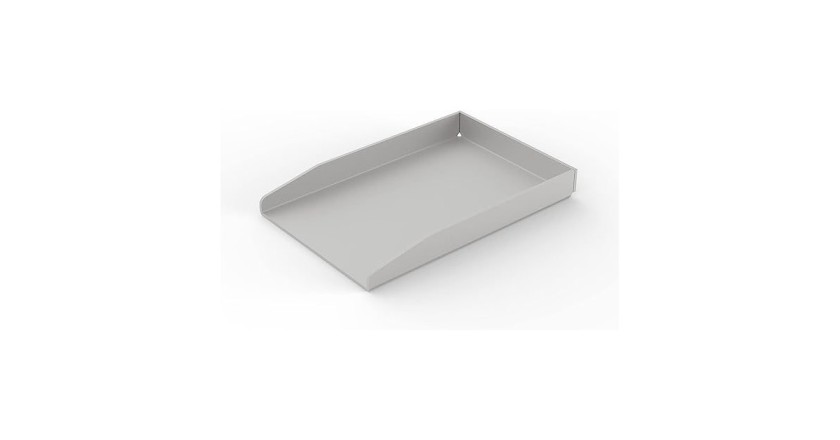 Plancha Grillplatte Edelstahl Universal 30x20 cm