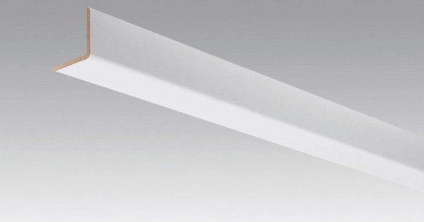 Meister Winkelleiste groß Weiß Hochglanz