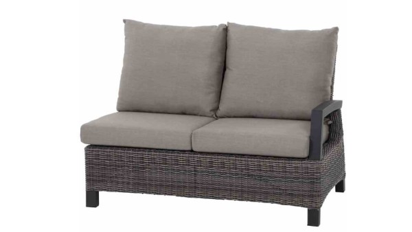 Siena Garden Corido 2-Sitzer Loungebank Charcoal Grey links