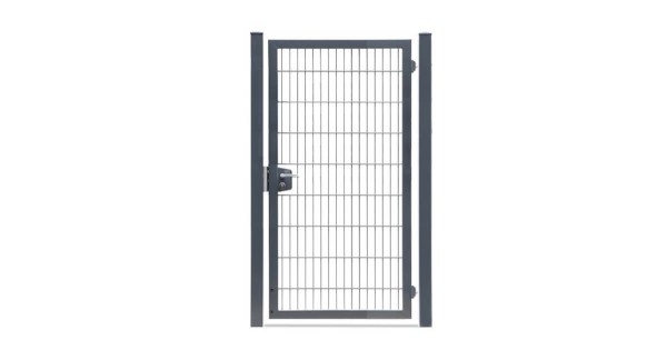 Tor für Doppelstabmatte 100 x 180 cm anthrazit