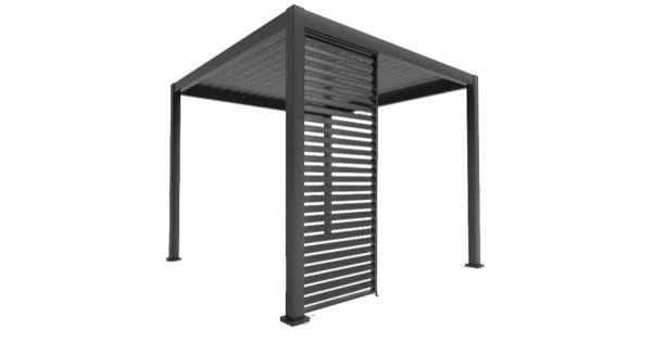 Lamellenwand 110 cm für Pergola Classic / Deluxe 111 anthrazit