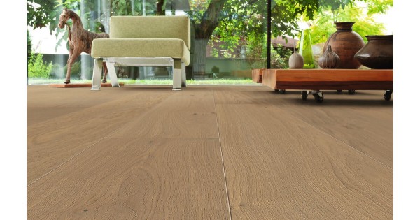 Haro Parkett Plaza 240 Eiche sandgrau Markant strukturiert geölt oder lackiert