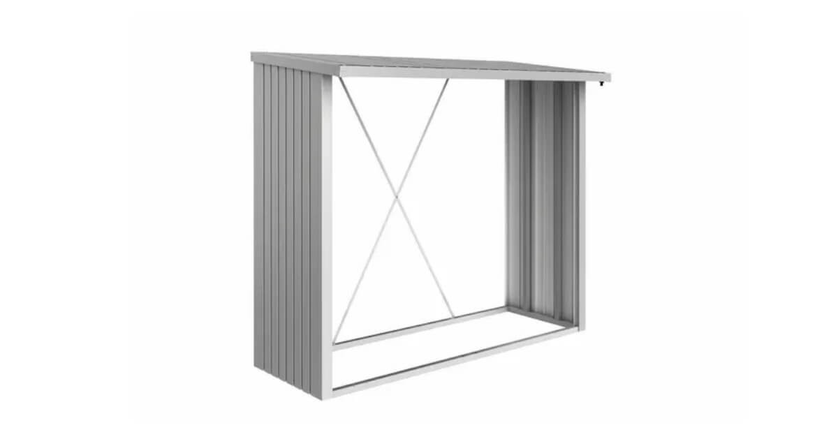 Biohort Holzlager WoodStock Gr. 230 lieferbar in 3 Farben quarzgrau-metallic