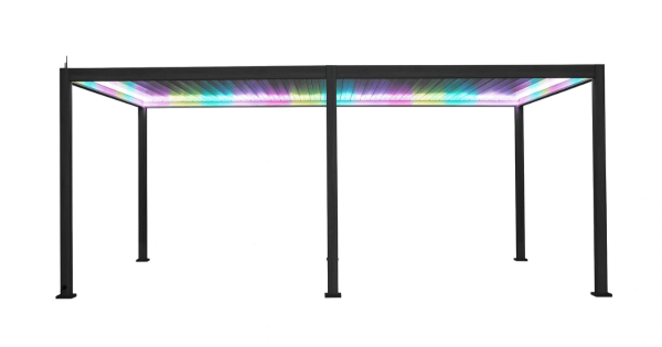 Pergola Deluxe 111 Smart 300 x 600 cm anthrazit Aluminium