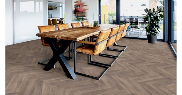 ter Hürne Ikō Laminatboden Herringbone Eiche Suite Fischgrät