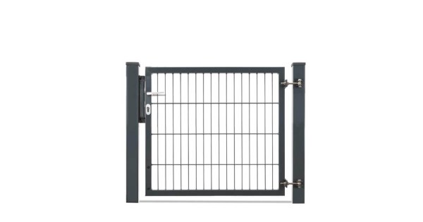 Tor für Doppelstabmatte 100 x 80 cm anthrazit