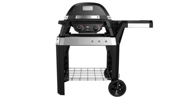 Weber Elektrogrill Pulse 2000 mit Rollwagen