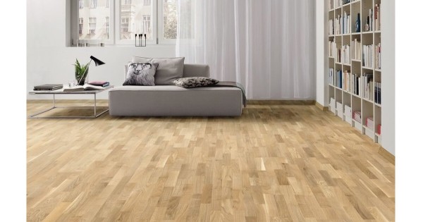 Haro Parkett 2500 Schiffsboden Eiche invisible Favorit strukturiert lackiert