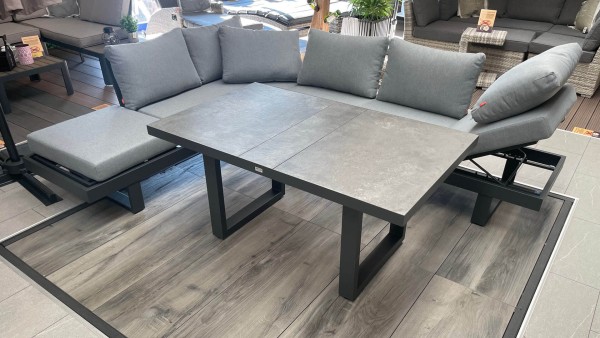 SIENA GARDEN Loungegarnitur Avenia mit Solea Loungetisch 140x85 cm