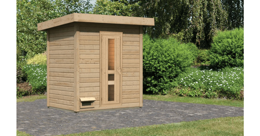 Karibu Sauna Hytti 1 naturbelassen ohne Ofen