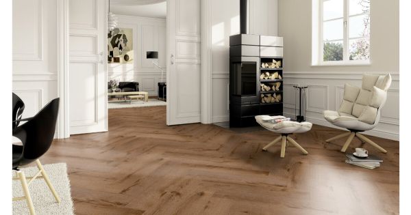 ter Hürne Sōya Eiche Washington Design-Vinylboden 1 Herringbone Edition - Perform