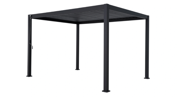 Pergola Deluxe 111 360 x 400 cm anthrazit Aluminium