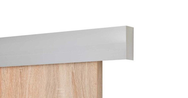 Schiebetürbeschlag-Set Ideal Silber für Holztüren