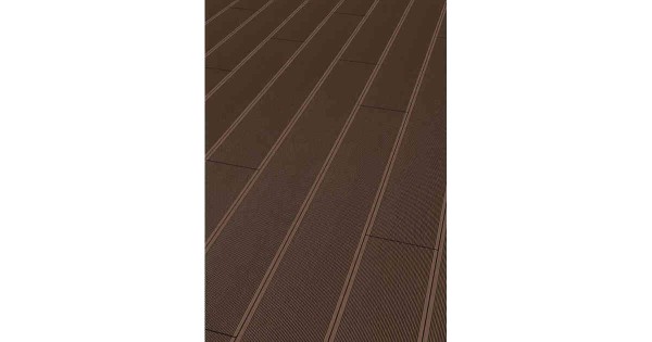 BPC XXL Terrassendiele 25 x 250mm + 400 cm lang Hohlkammerprofil Mahagoni