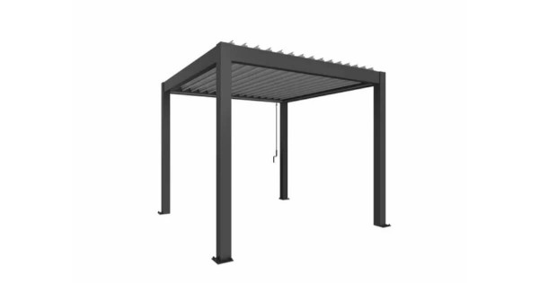 Biohort Pergola 3 x 3 m dunkelgrau-metallic