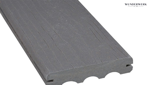 Wunderwerk Terrassendiele Cape Cod Grey 127mm breit in zwei Längen