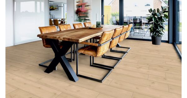 ter Hürne Ikō Laminatboden Trend Eiche Feng Shui Landhausdiele breit