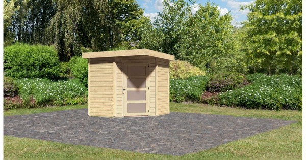 Karibu Gartenhaus 19mm Schwandorf 3 unbehandelt