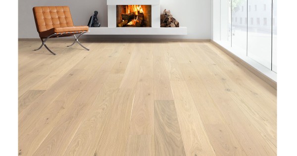 Haro Parkett 2500 LA 180 Eiche puroweiß Universal strukturiert geölt