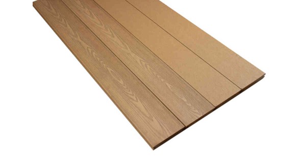 BPC Terrassendiele 20 x 140mm in 400cm lang Clever Massivprofil Sand