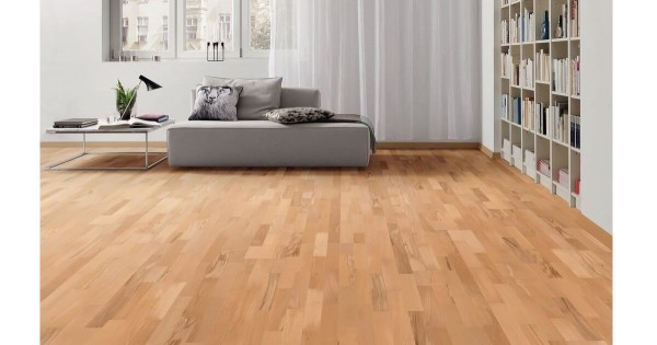 Haro Parkett 4000 Schiffsboden Buche gedämpft Favorit lackiert