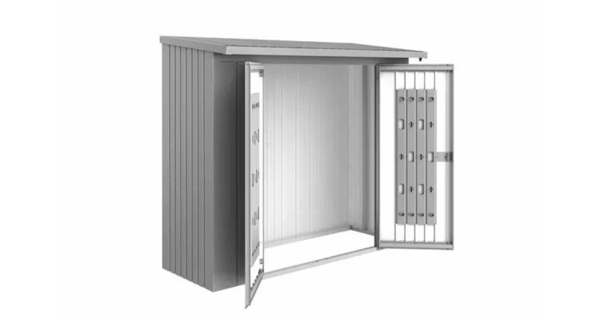 Biohort Türpaket für Holzlager WoodStock Gr. 230 dunkelgrau-metallic