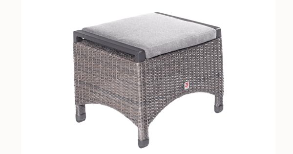 LC Garden Komido Dining Hocker Fußbank grau-mix