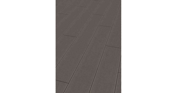 BPC XXL Terrassendiele 25 x 250mm + 400 cm lang Hohlkammerprofil Silver Cedar