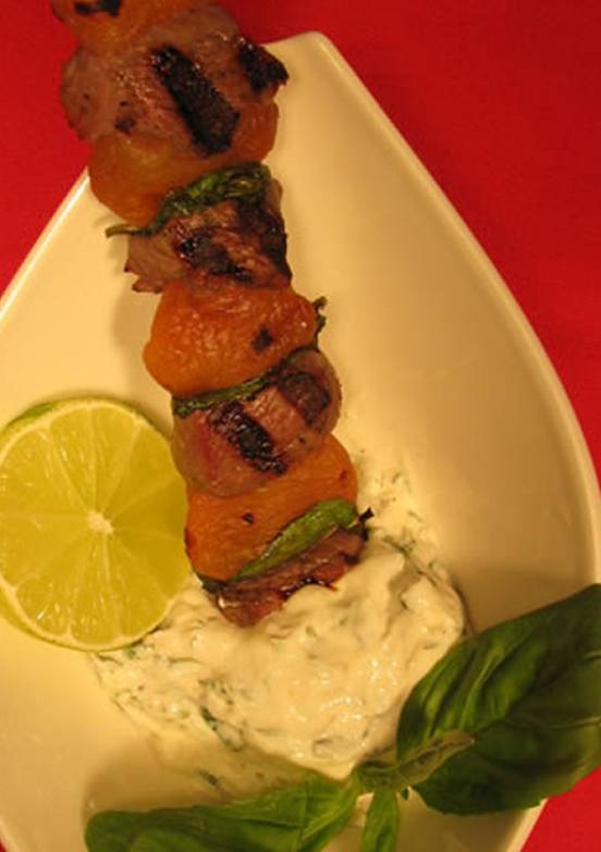 Grillrezept_Hirsch_minze_Spiesse_Bild