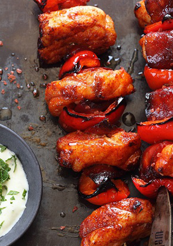 Grillrezept_Seeteufelspiesse_mit_Paprika_und_Chorizo_Bild