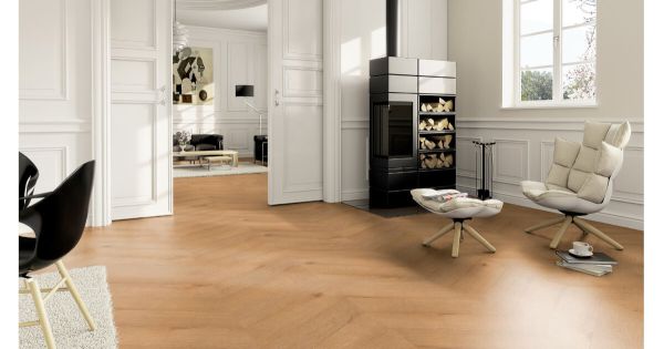 ter Hürne Sōya Eiche Hamburg Design-Vinylboden 1 Chevron Edition - Perform