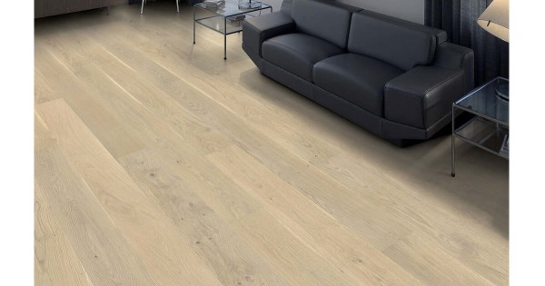 Haro Parkett 4000 LA 180 Eiche lichtweiß Country strukturiert lackiert