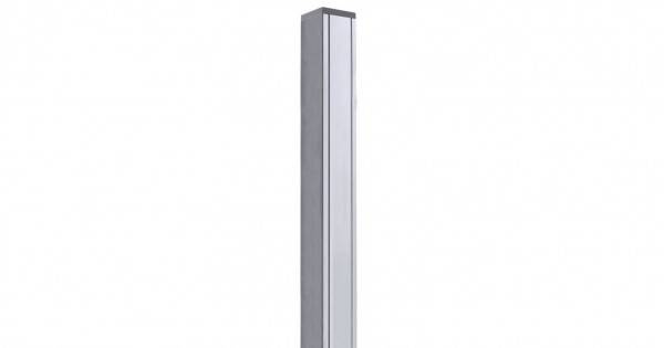 Aluminium Pfosten mit Holzkern/ Kunststoffkern 140 cm