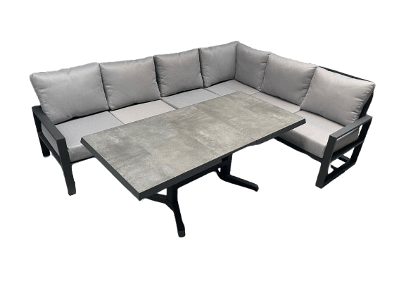 Lesli Living Dining-Eck-Lounge Tormenta und Murcia Loungetisch ausziehbar & höhenverstellbar