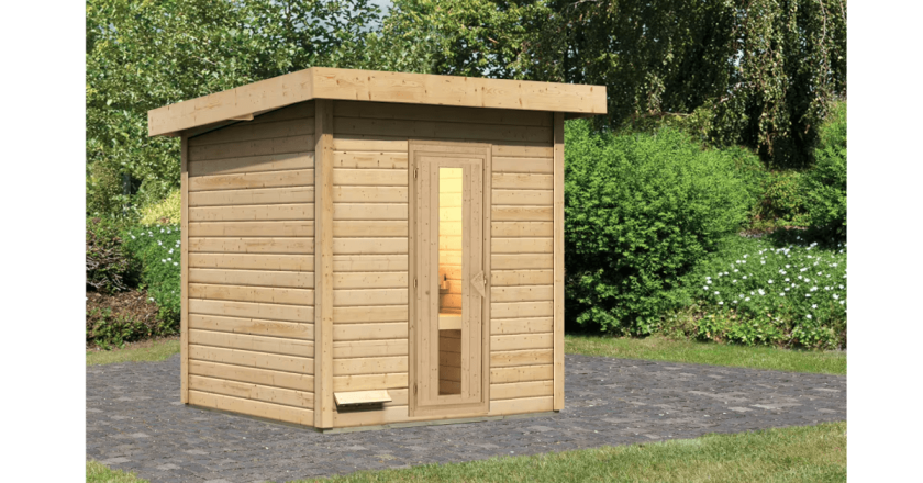 Karibu Sauna Hytti 2 naturbelassen ohne Ofen