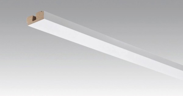 Meister Vierkant-Deckenabschlussleiste Weiß Hochglanz