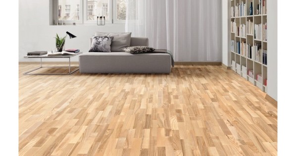 Haro Parkett 4000 Schiffsboden Esche Favorit strukturiert lackiert