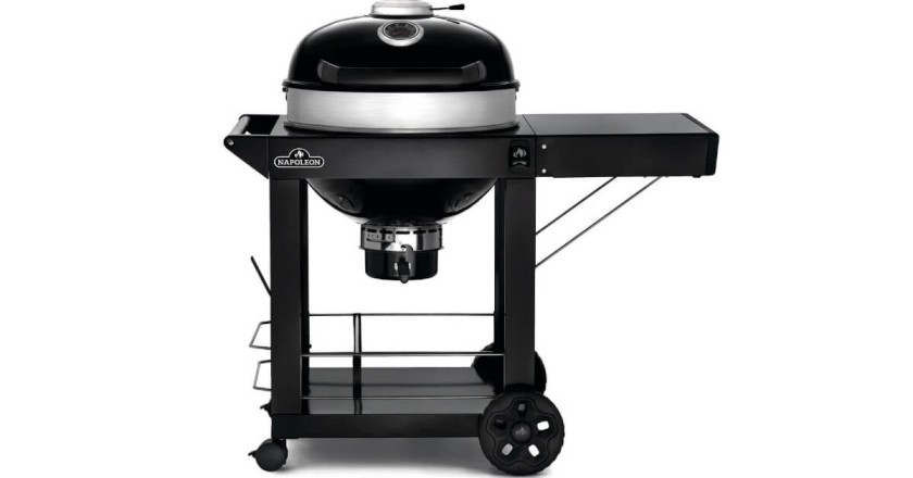 Napoleon PRO Holzkohlegrill PRO22K-CART-3 mit Tisch und Wagen