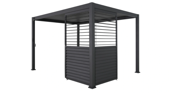 Lamellenwand Plus 110 cm für Pergola Classic / Deluxe 111 anthrazit