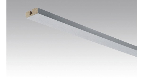 Meister Vierkant-Deckenabschlussleiste Edelstahl-Metallic 4079