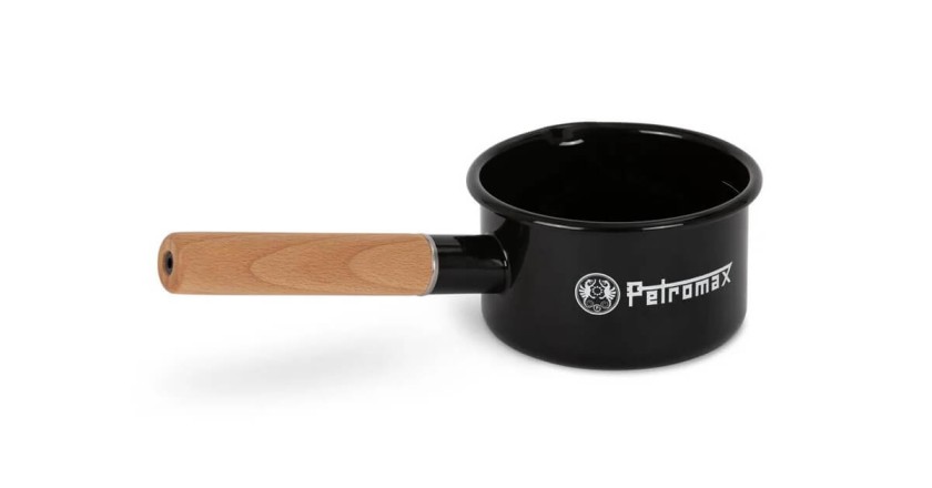 Petromax Emaille Stieltopf schwarz 0,5 L