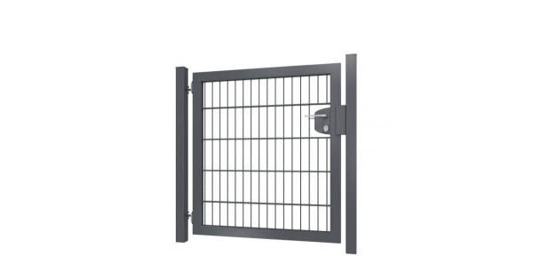 Tor für Doppelstabmatte 100 x 120 cm anthrazit