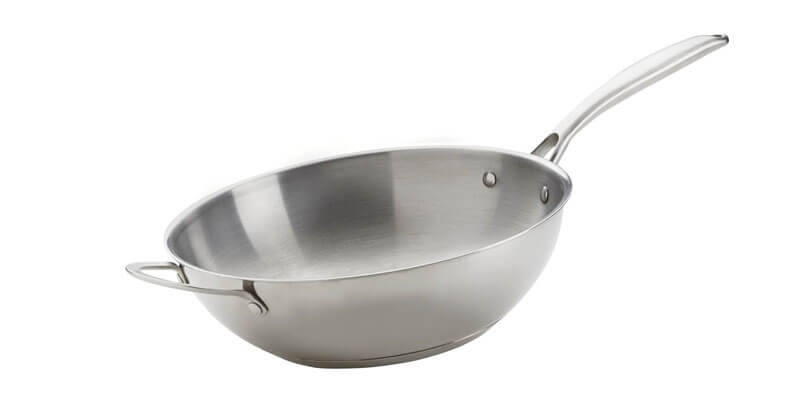 Napoleon Grill-Wok aus Edelstahl (30 cm)