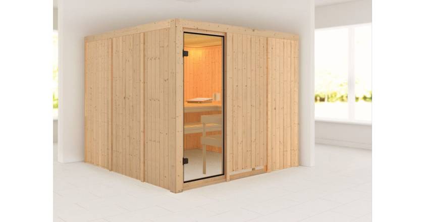 Karibu Sauna Arvika ohne Ofen