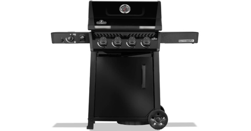 Napoleon Gasgrill Freestyle Pro 425 schwarz mit Infrarot-Seitenbrenner