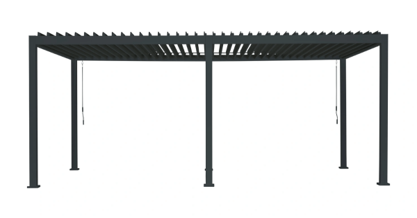 Pergola Deluxe 111 360 x 720 cm anthrazit Aluminium